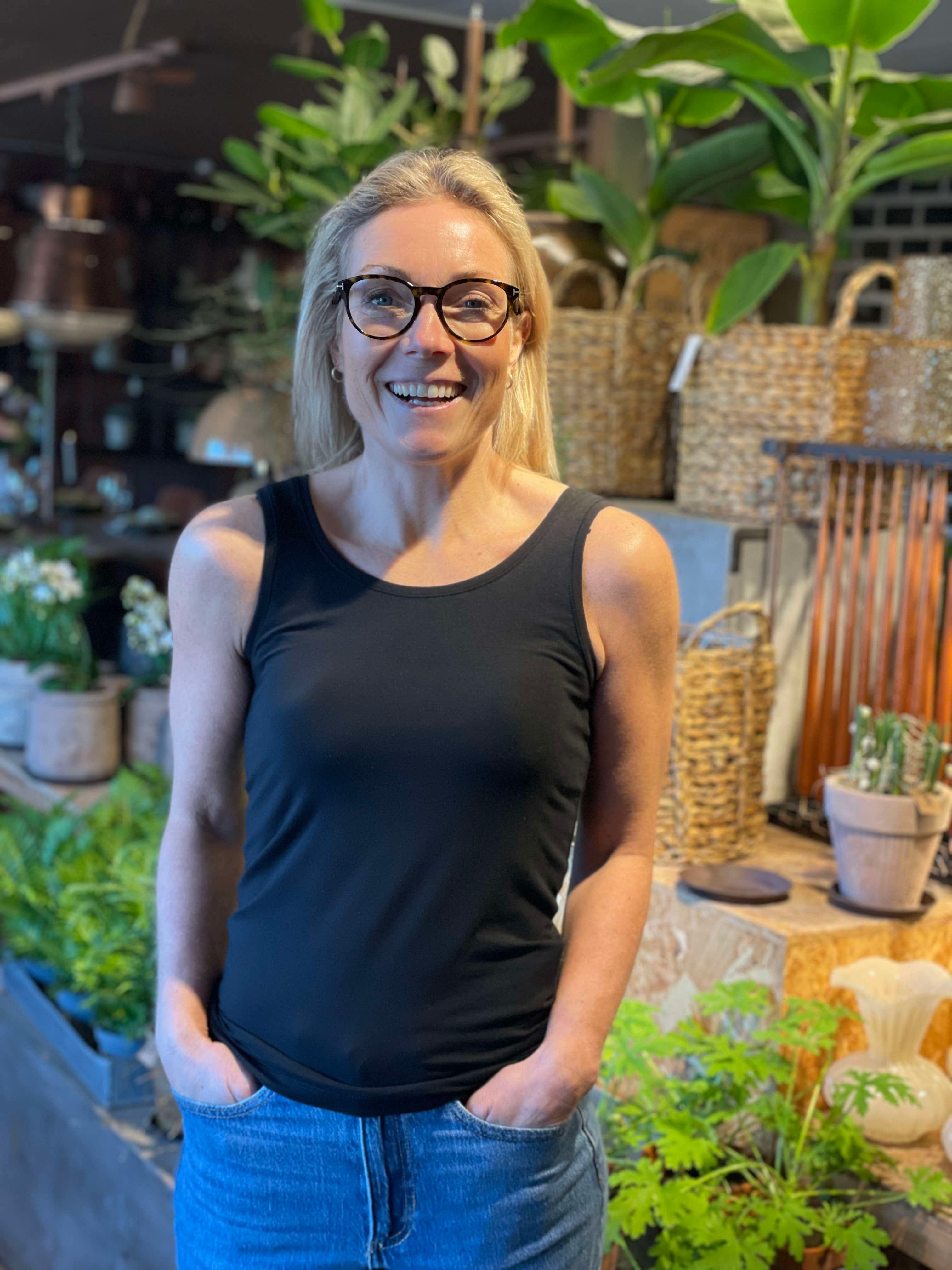 PCSIRENE Tank Top - Black